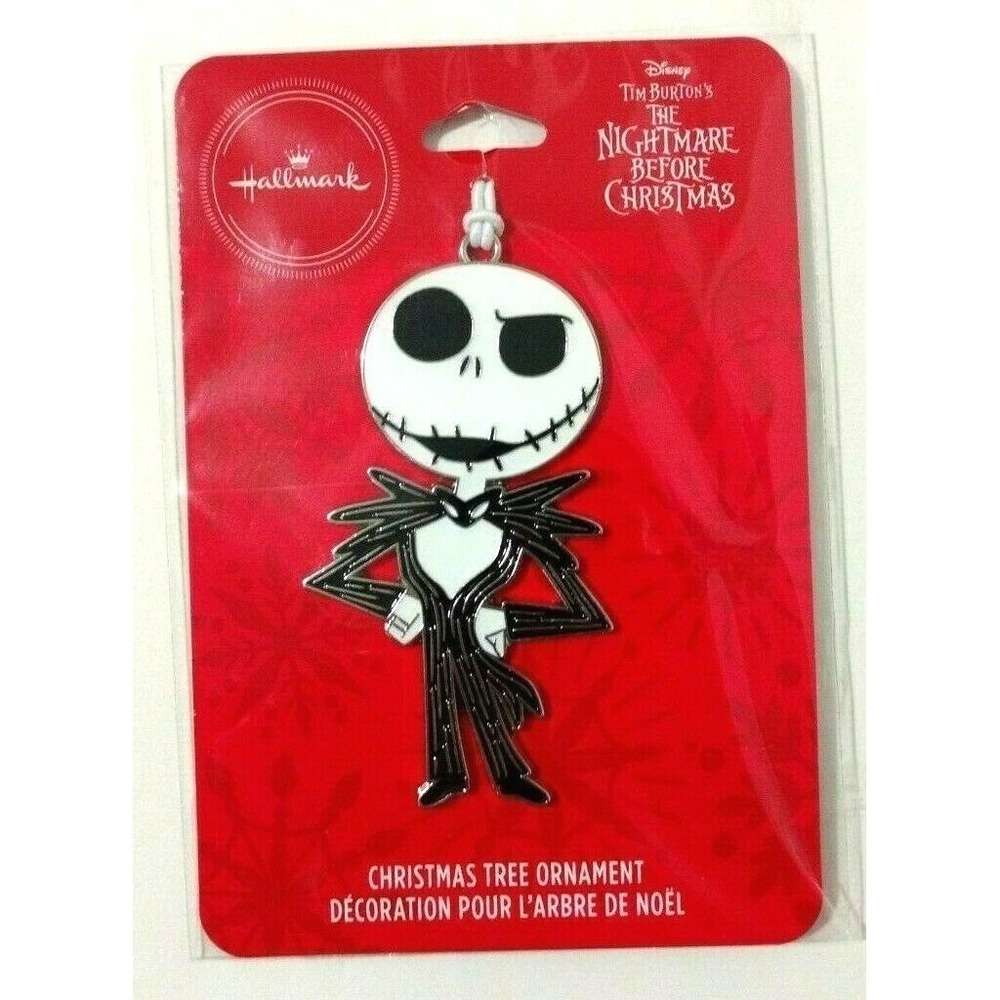 Hallmark Disney Nightmare Before Christmas Jack Skellington Ornament Metal 2019